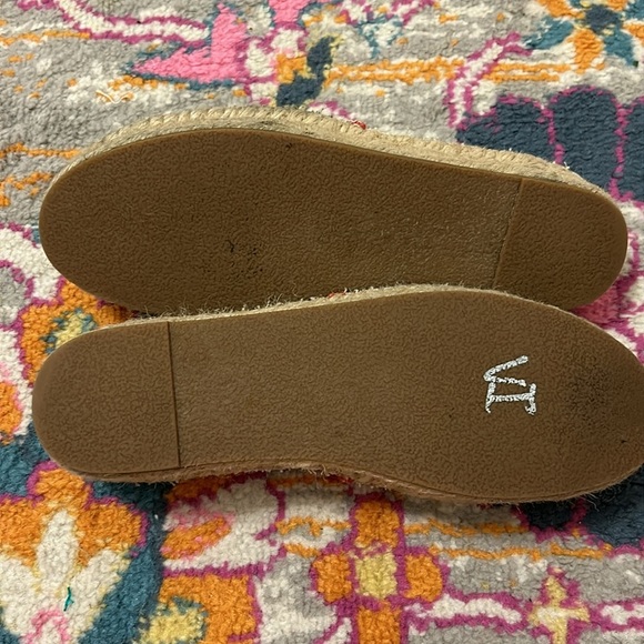 Johnny Was Floral Embroidered Andra Platform Espadrille Slide On Flat Size 8 - Picture 12 of 13